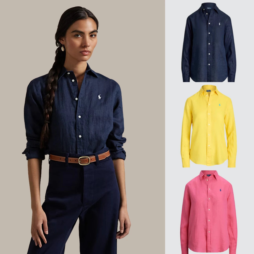 Kaufen Sie 1, erhalten Sie 3! Klassisches Leinenhemd